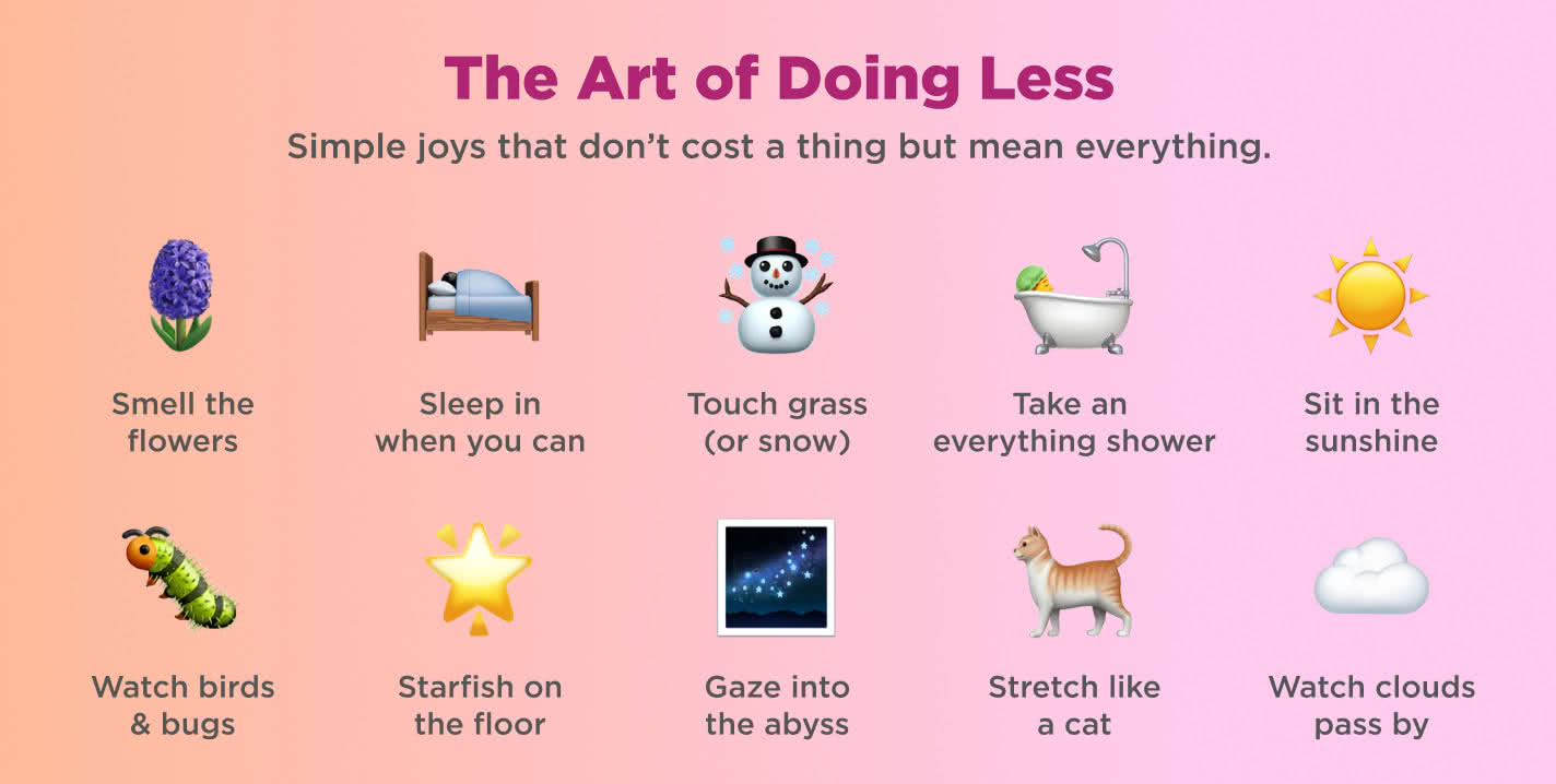 The Art of Doing Less