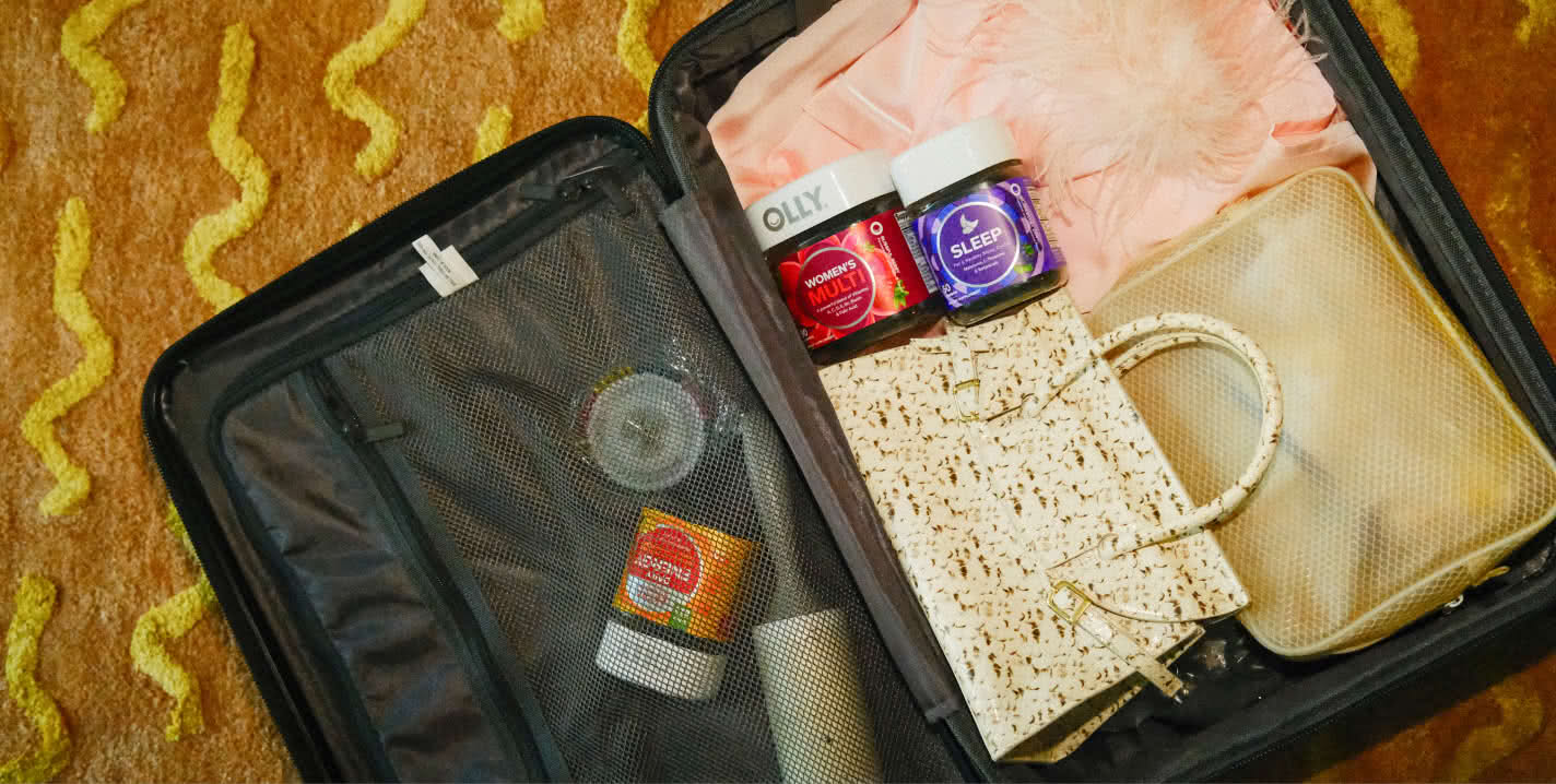 Ashley’s carry-on
