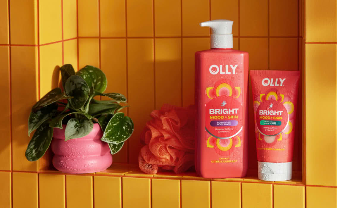 OLLY BRIGHT Mood + Skin products
