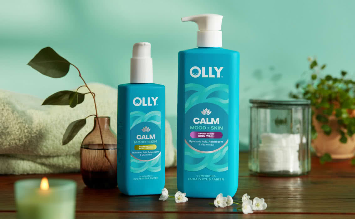 OLLY CALM Mood + Skin products