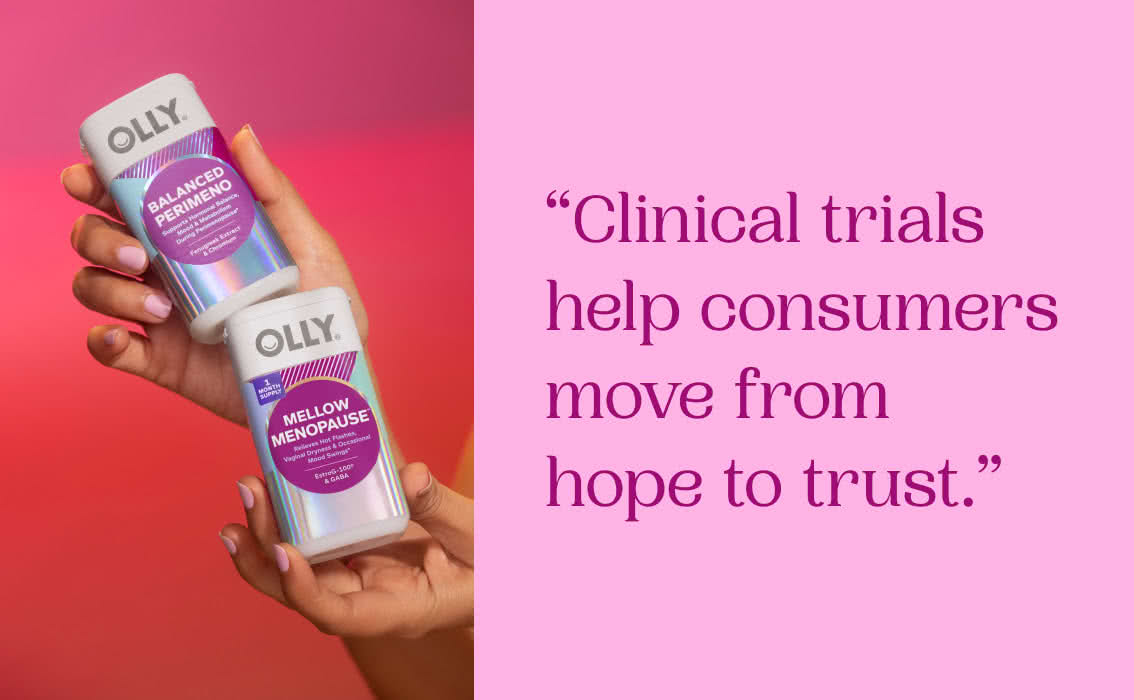 Clinical trials help consumers move from hope to trust