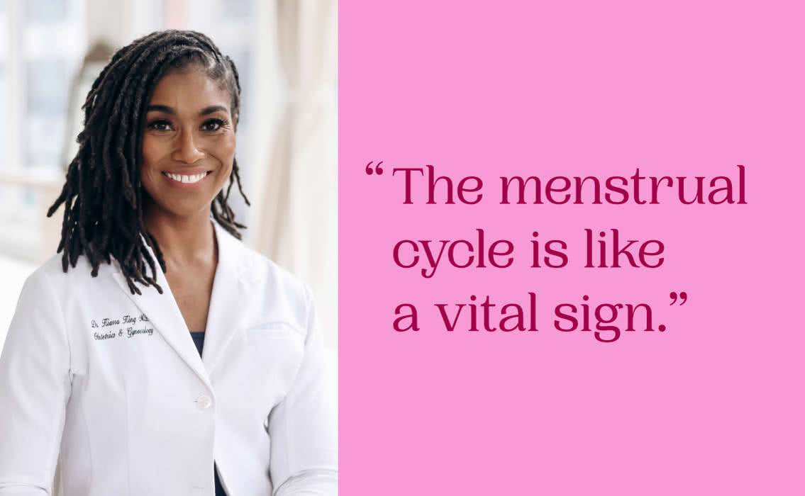 The menstrual cycle is like a vital sign